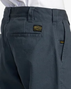 RVCA AMERICANA CHINOS Garage Blue New