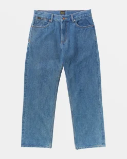 RVCA AMERICANA DAYSHIFT JEANS Blue Collar Discount