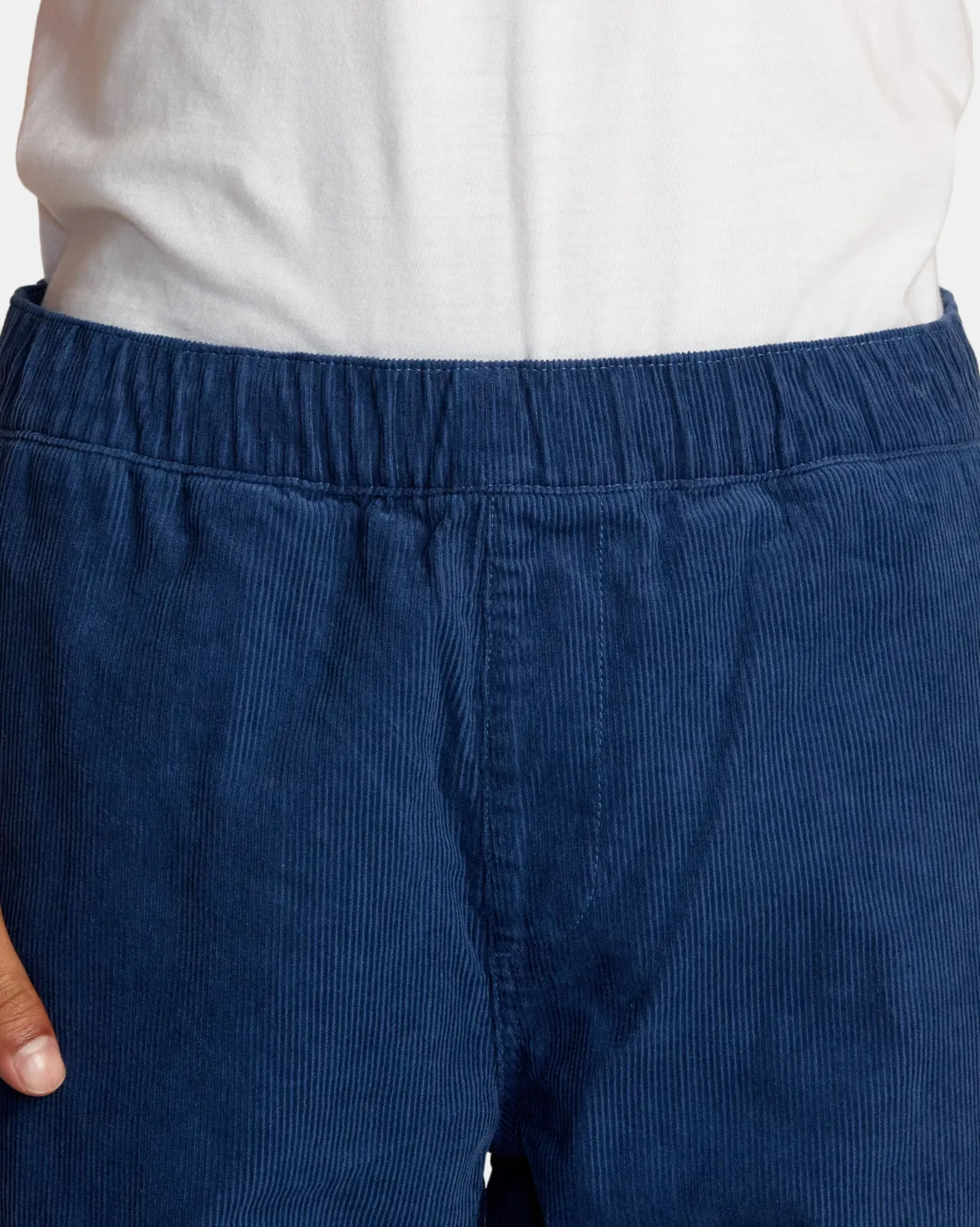 RVCA AMERICANA ELASTIC WAIST CORD PANTS Dark Denim Hot