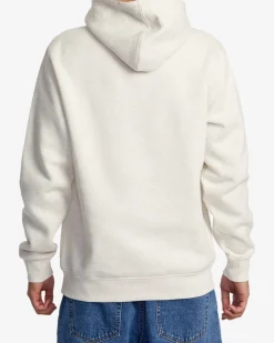 RVCA AMERICANA HOODIE Oatmeal Heather Clearance