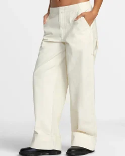 RVCA BACK BAY RELAXED FIT PANTS Latte Best