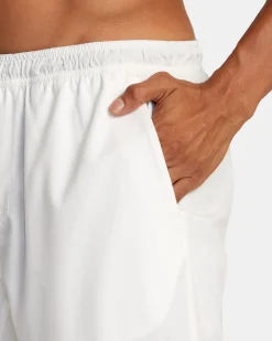 RVCA BEDWIN X STASH TRAIN 2-IN-1 SHORTS Off White Hot