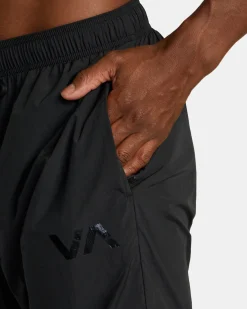 RVCA BIG LOUNGER ZIP OFF JOGGERS Black Hot