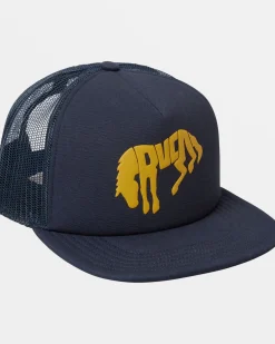 RVCA BUCK TRUCKER HAT Navy Hot