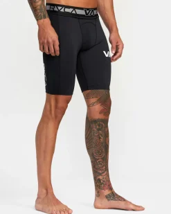 RVCA COMPRESSION TRAINING SHORTS Black Online