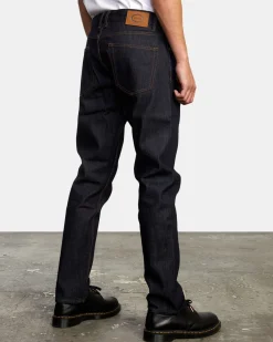 RVCA DAGGERS DENIM JEANS Dark Indigo Discount