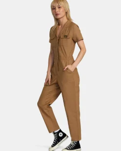 RVCA DAYSHIFT WORKWEAR JUMPSUIT Ermine Best