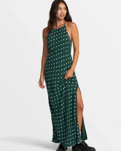 RVCA EXILE II DRESS Pineneedle