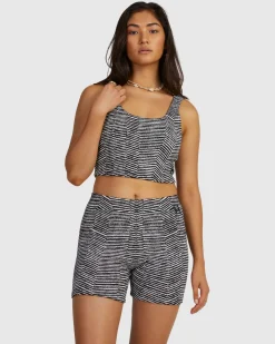 RVCA GOOD TIME TANK TOP KNIT Black