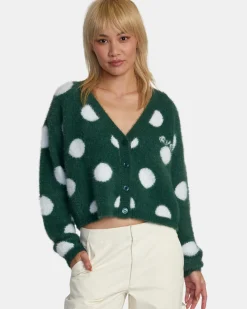 RVCA HAPPY HOUR CARDIGAN Pineneedle Best