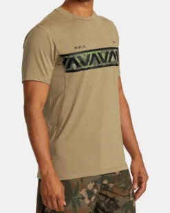 RVCA HAWAII SPORT VENT TEE Dark Khaki Sale