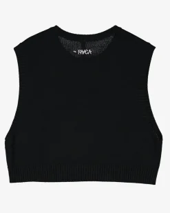 RVCA JOYS SWEATER VEST Black Online