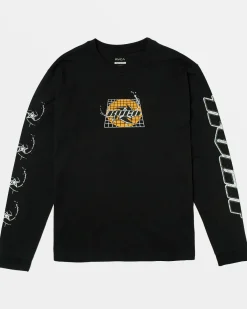 RVCA KELSEY NIZIOLEK BLADES LONG SLEEVE TEE Black New