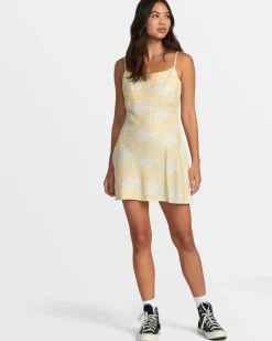 RVCA MACARTHUR MIDI DRESS Sahara Sun Hot