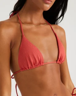 RVCA MAISEY HALTER SLIDE TRI Baked Apple Outlet