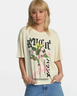 RVCA MIDNIGHT KYOTO TEE Latte New