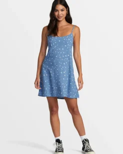 RVCA REMI MINI DRESS Coronet Blue