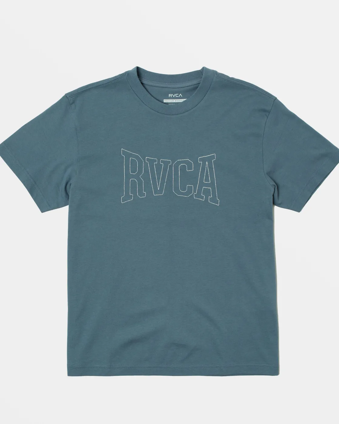 RVCA STITCH SHORT SLEEVE TEE Flint Stone