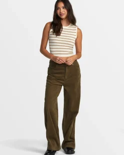 RVCA SELECTS SHIVER SWEATER TANK CREW NECK SWEATER Latte Online