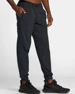 RVCA SPECTRUM TECH SLIM FIT PANTS Black Online
