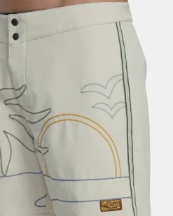 RVCA SUNSET EXOTICA BOARDSHORTS 17'' Natural Discount