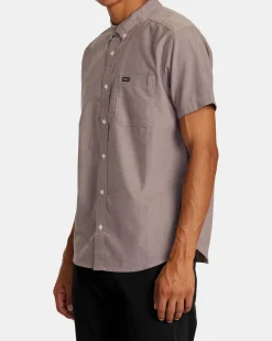 RVCA THAT'LL DO SHORT SLEEVE SHIRT Plum Ash Hot