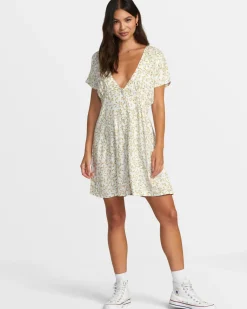 RVCA UNDERSTATED DOLMAN MINI DRESS Cloud