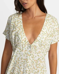 RVCA UNDERSTATED DOLMAN MINI DRESS Cloud