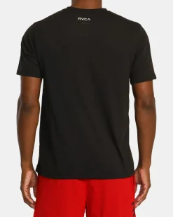 RVCA VA BANDED HAWAII TEE Black Sale