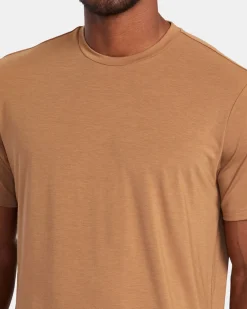 RVCA VA SPORT BALANCE TECHNICAL TRAINING TEE Earth Clay Outlet