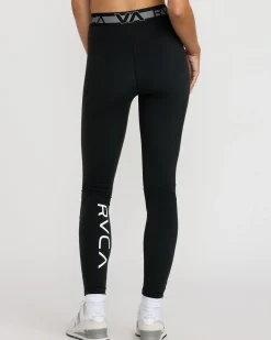 RVCA VA SPORT COMPRESSION TIGHTS RVCA Black