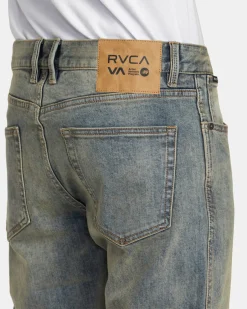 RVCA WEEKEND ANP DENIM JEANS Dark Vintage Hot