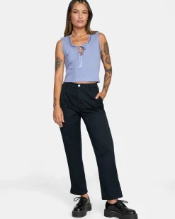 RVCA WEEKEND STRETCH PANTS True Black Online