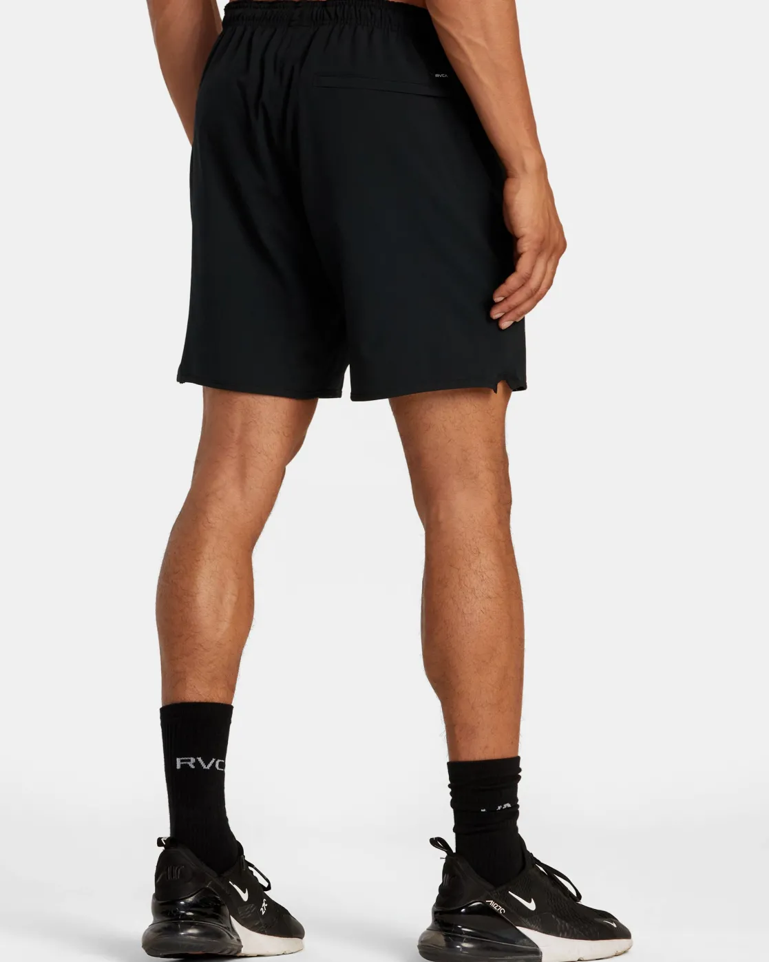 RVCA YOGGER STRETCH 17" ATHLETIC SHORTS Black Multi Sale