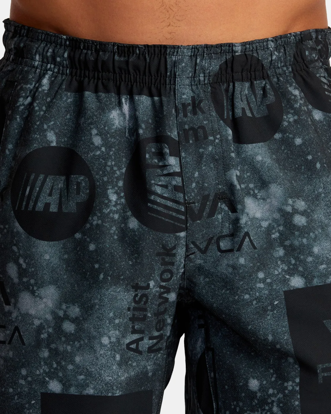 RVCA YOGGER STRETCH 17" ATHLETIC SHORTS All Brand Acid Trip